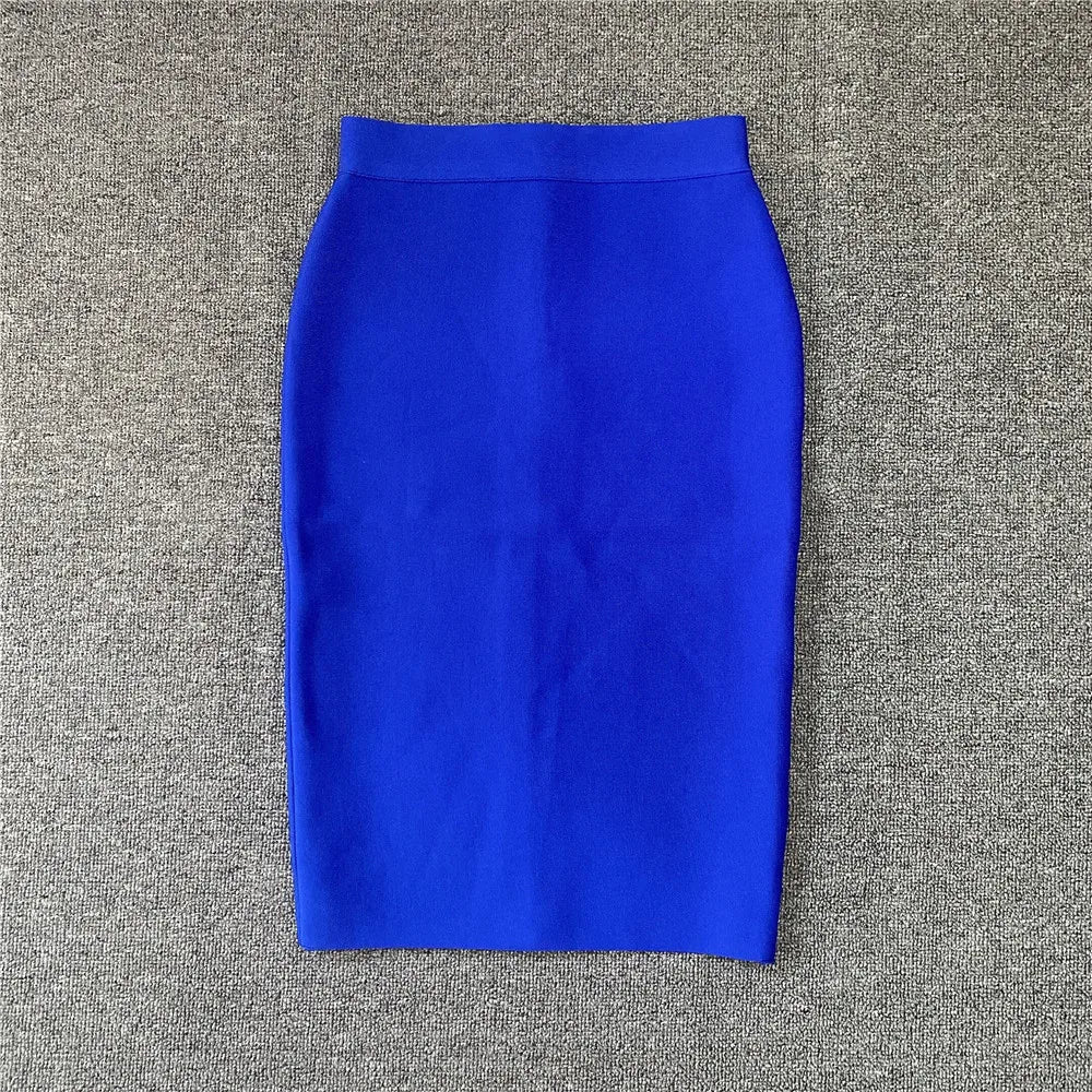Damen Bleistiftrock Rayon Elegant