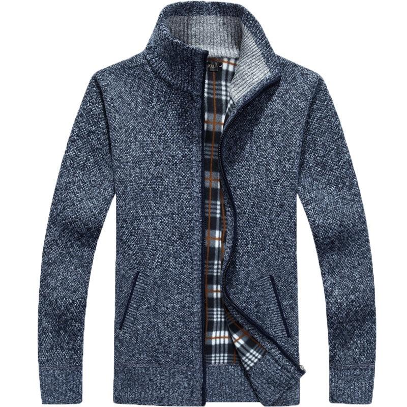 Herren Kurzcardigan Reißverschluss
