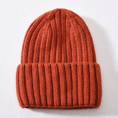 Unisex Strickmütze Gerippt Warm