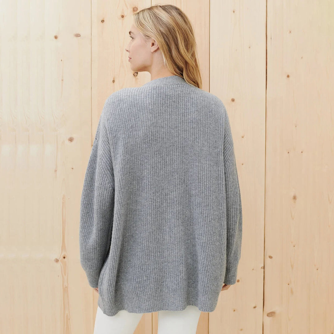 Eveloria Damen Übergröße Cardigan