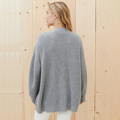 Eveloria Damen Übergröße Cardigan