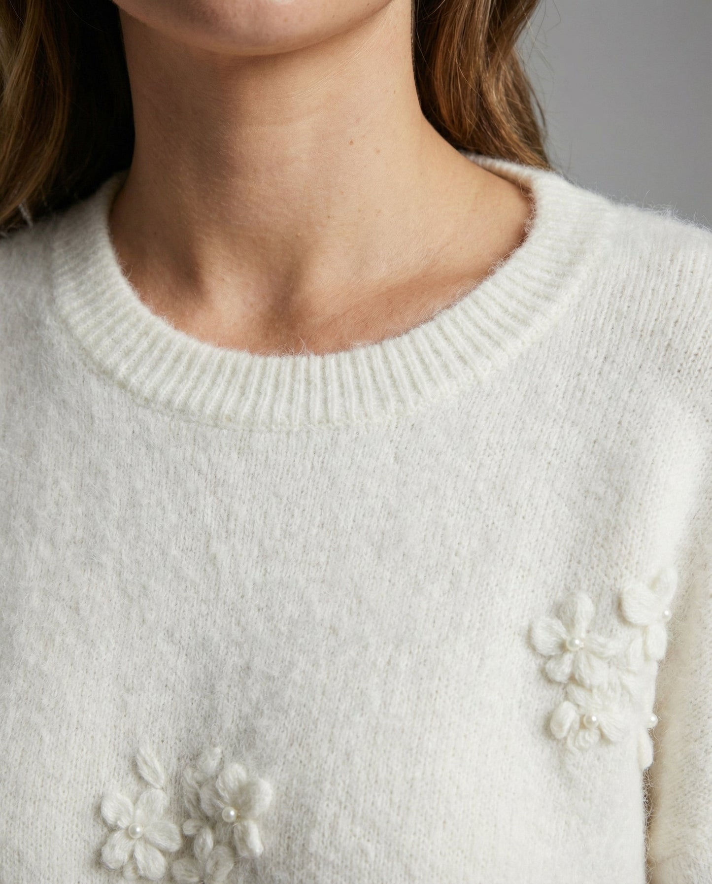 Damen Winterpullover Weich Bequem