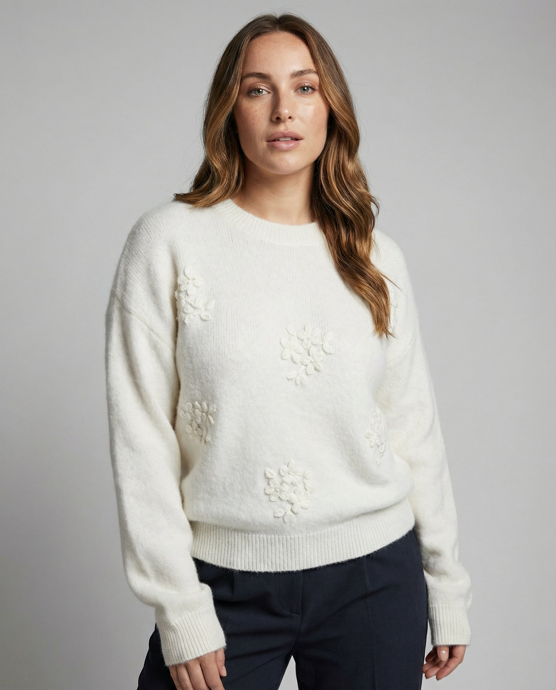 Damen Winterpullover Weich Bequem - Eveloria