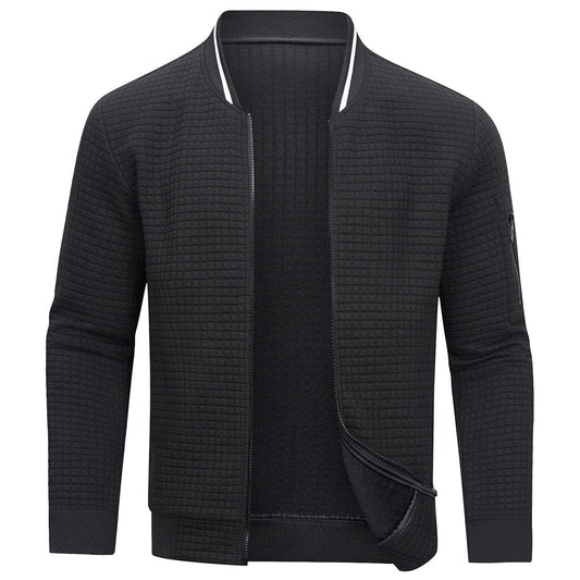 Männer Langarm-Sweatshirt mit Reißverschluss Warm Strickjacke - Eveloria