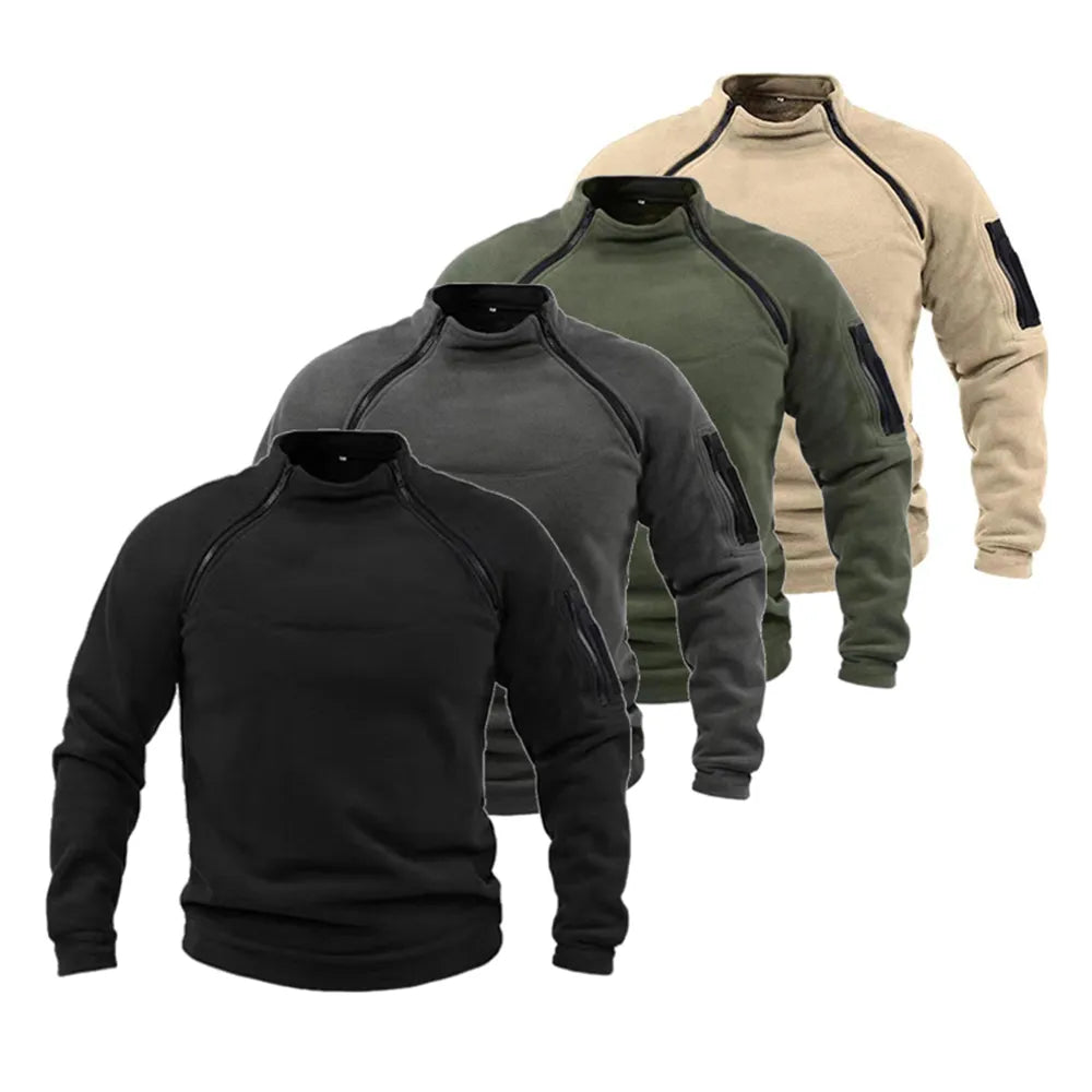 Taktisches Sweatshirt Militär-Style mit Reißverschluss - Eveloria