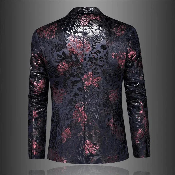 Herren Blazer | Floral | Stilvoll | Herrenjacke | Herrenbekleidung-Chaps Herrenmode