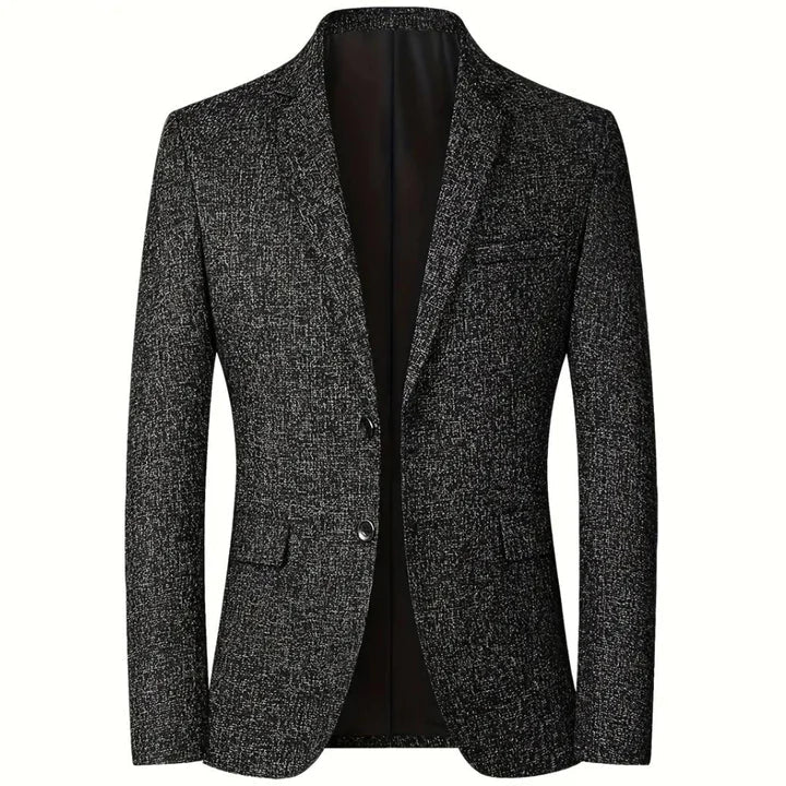 Herren Blazer | Maßgeschneidert | Einreihig | Anzugjacke | Anzugblazer-Schwarz-XS-Chaps Herrenmode