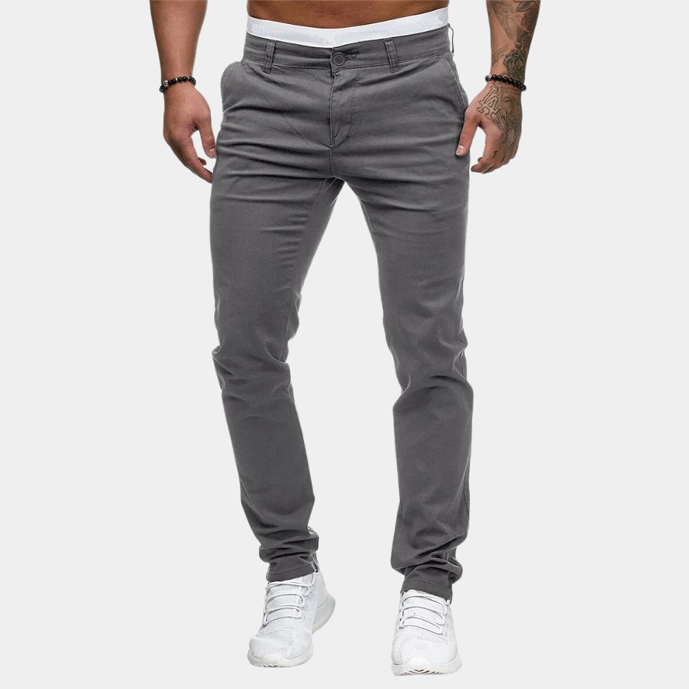 Herren-Chinos – Skinny – Stretch – Chino-Hosen – Herrenhosen-Chaps Herrenmode