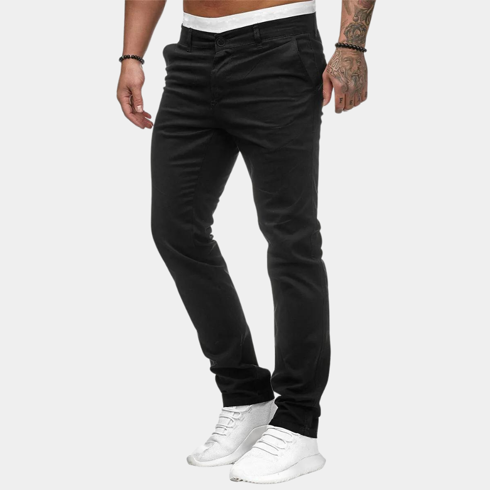 Herren Chino-Hosen Skinny Stretch - Eveloria