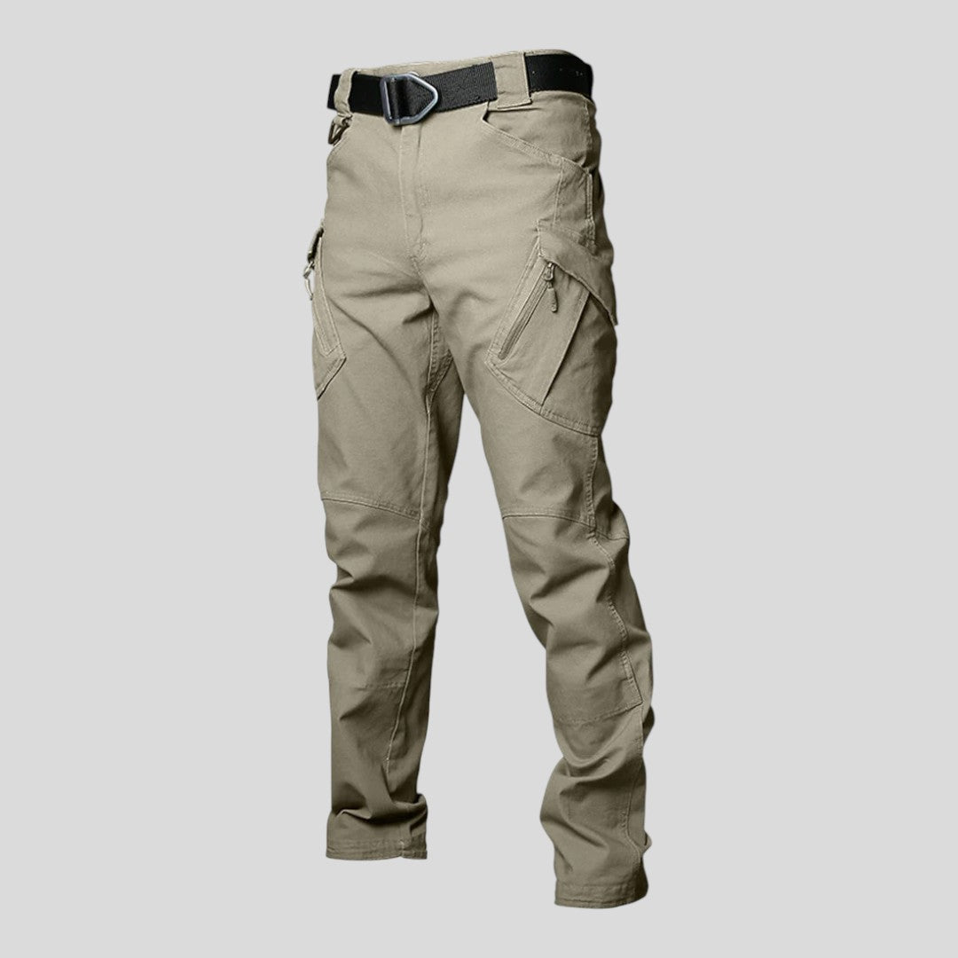 Herrenhose Gerades Bein Front-Reißverschluss Bequem Schwarz - Eveloria