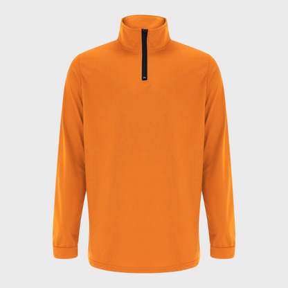 Herren-Pullover mit Viertelreißverschluss | Langarm | Pullover | Sweatshirt mit halbem Reißverschluss | Herren-Pullover mit Viertelreißverschluss-Chaps Herrenmode