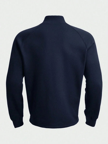 Herren-Pullover mit halbem Reißverschluss | Warm | Winter | Sweatshirt | Herren-Pullover mit Viertelreißverschluss-Chaps Herrenmode