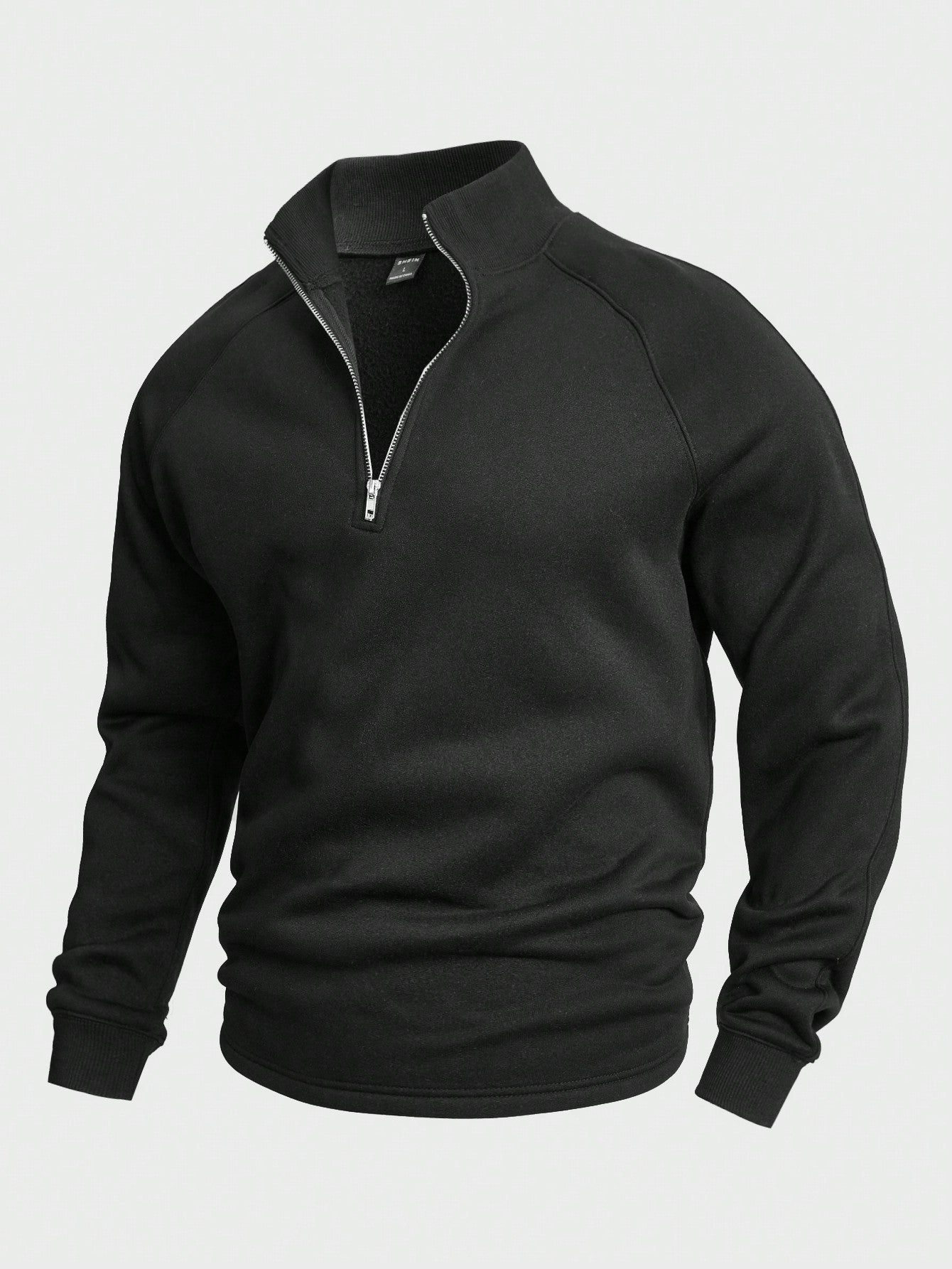 Herren Pullover Halbreißverschluss Warm Winter Sweatshirt - Eveloria
