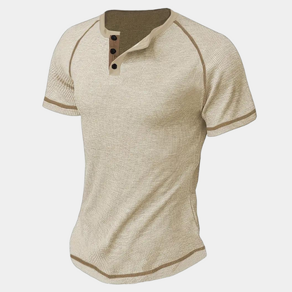Herren T-Shirt Kurzarm Atmungsaktiv Weiß - Eveloria