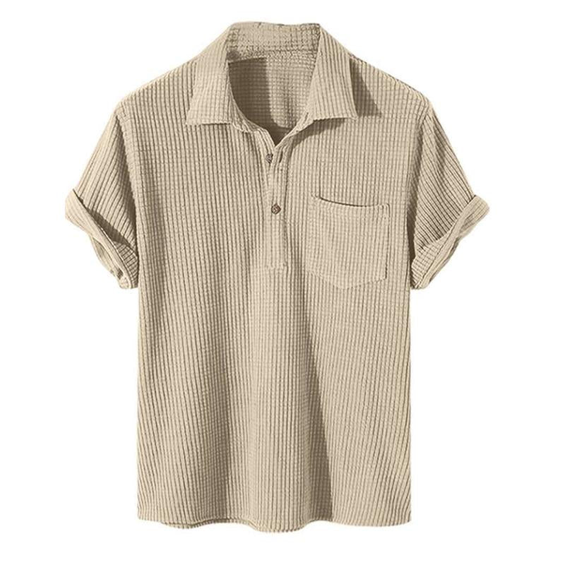 Herren Polo-Shirt mit Umlegekragen und Brusttasche - Eveloria