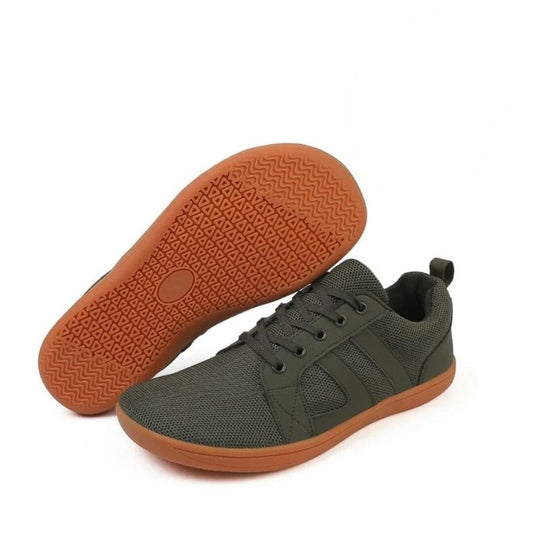 Herren Turnschuhe Flache Schnürschuhe Bequem Schwarz - Eveloria