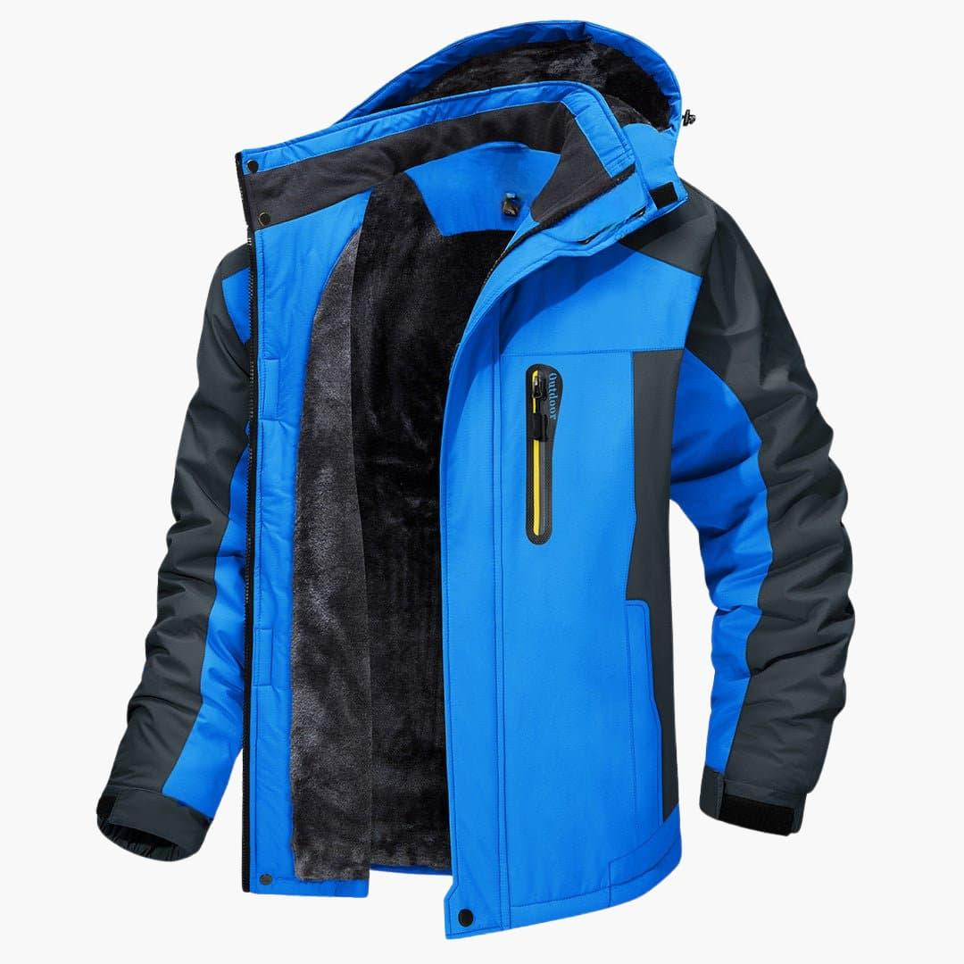Herren Wanderjacke Fleece Winter