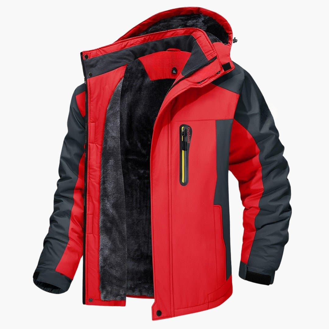 Herren Wanderjacke Fleece Winter