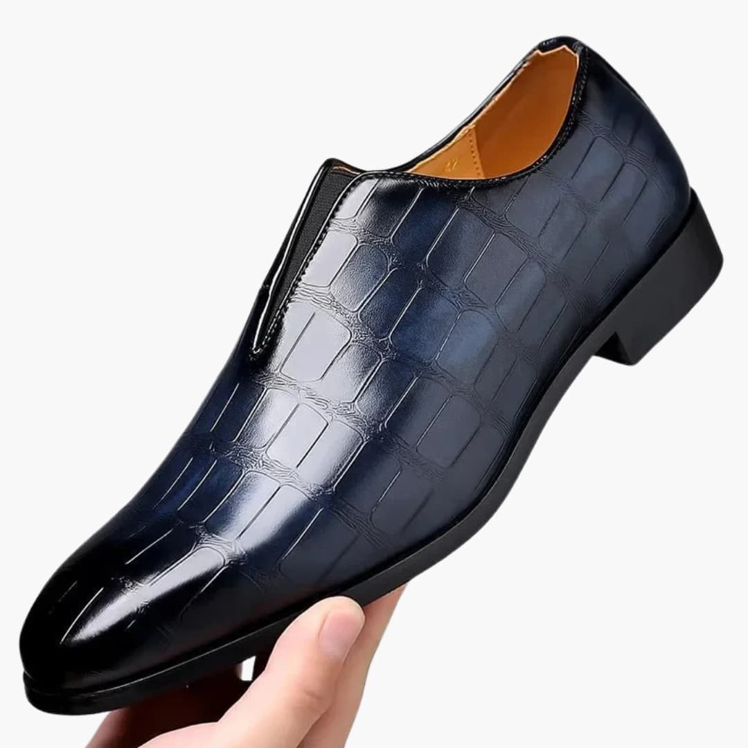 Herren Slipper Glatter Oberfläche Feste Sohle