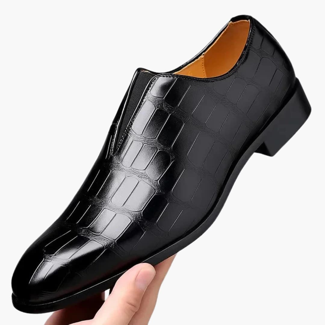 Herren Slipper Glatter Oberfläche Feste Sohle