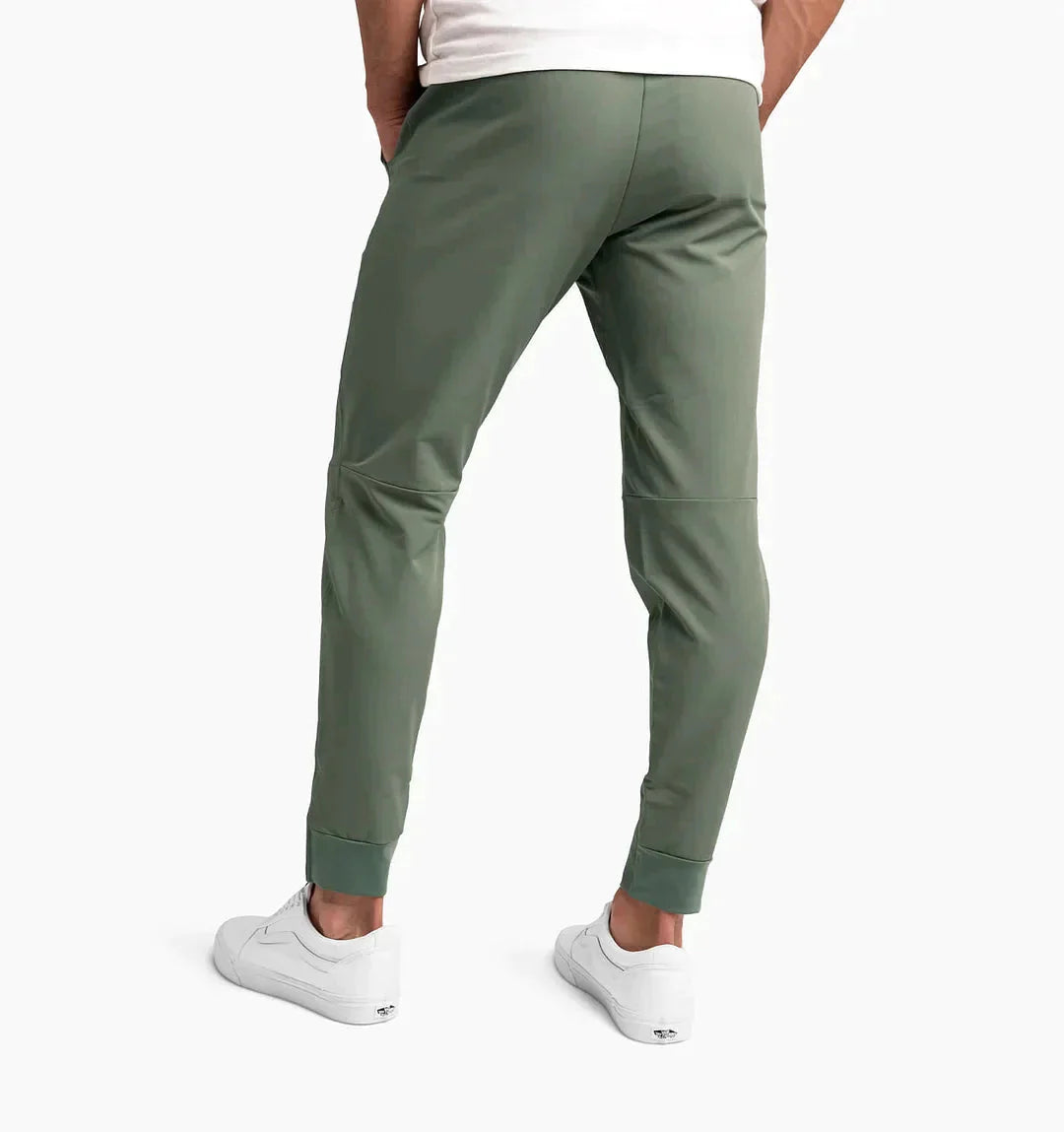 Herrenhosen - Kordelzug - Elastische Taille - Stretchhosen - Slim Fit Jogger-Chaps Herrenmode