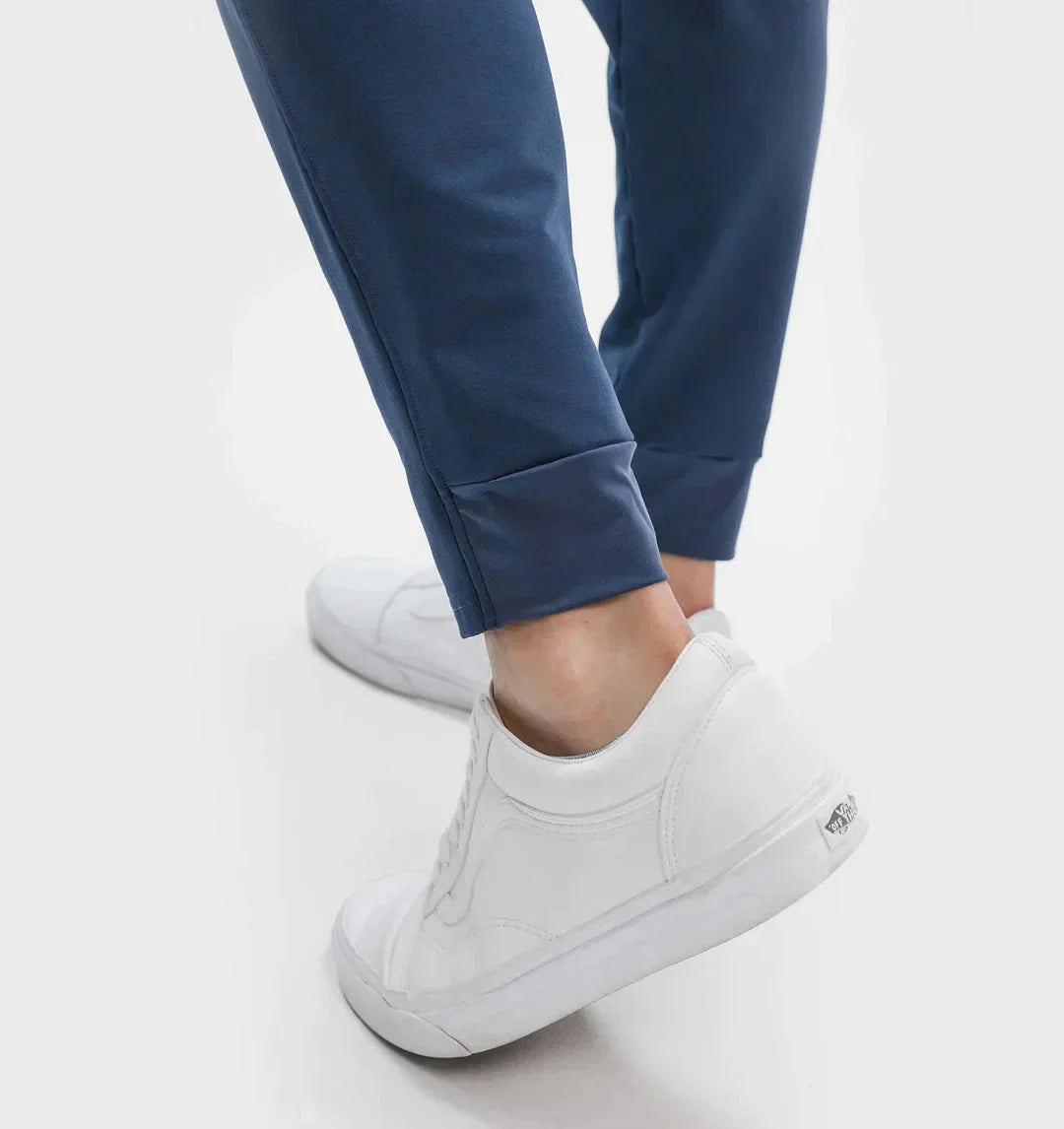 Herrenhosen - Kordelzug - Elastische Taille - Stretchhosen - Slim Fit Jogger-Chaps Herrenmode