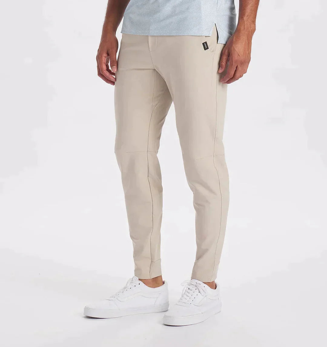 Herrenhosen - Kordelzug - Elastische Taille - Stretchhosen - Slim Fit Jogger-Sand-XS-Chaps Herrenmode