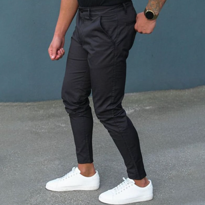 Herrenhosen - Stretch Skinny Slim Fit Chinohose-Chaps Herrenmode