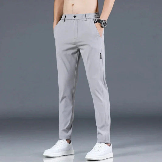 Herren Freizeithosen Elastischer Bund Schmale Passform Stretch - Eveloria