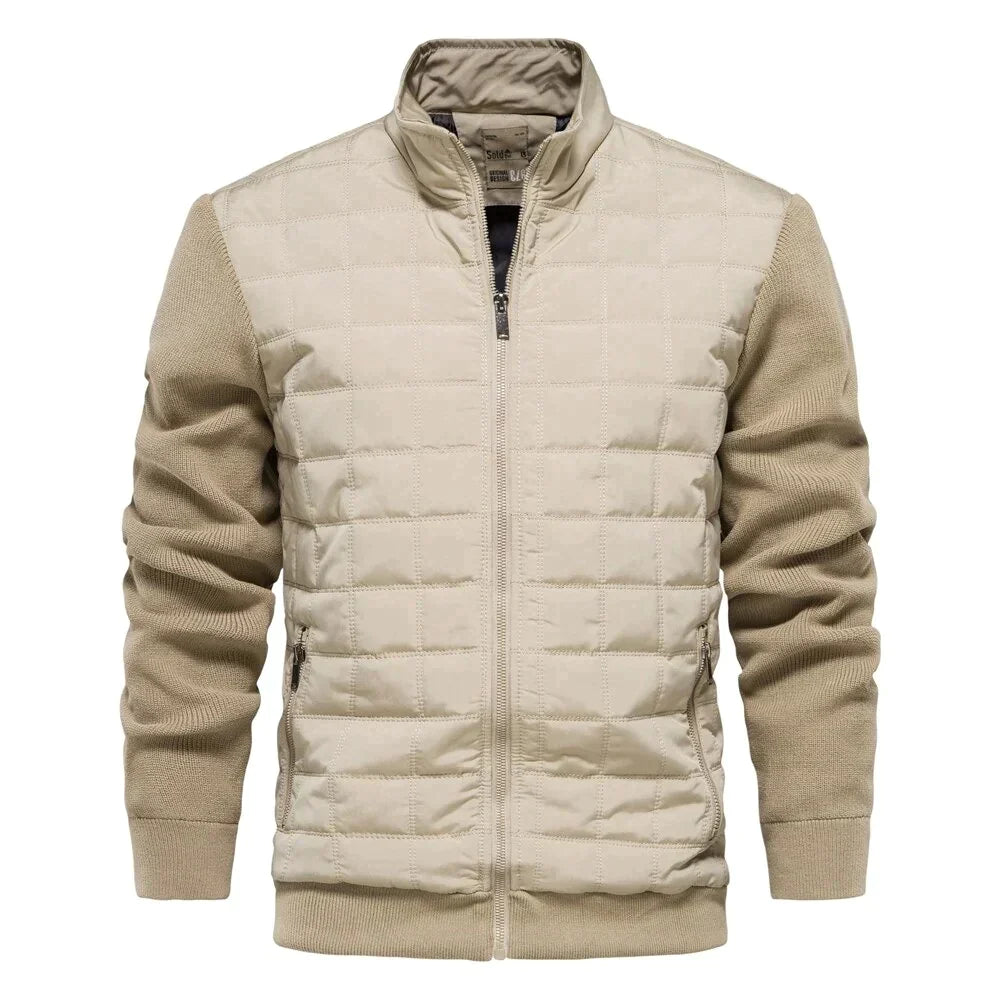 Herren Steppjacke Stehkragen Bomberjacke - Eveloria