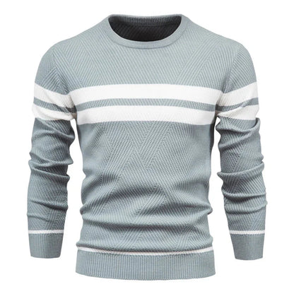 Herren Pullover Rundhalsausschnitt Strick - Eveloria