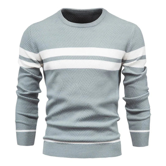 Herren Pullover Rundhalsausschnitt Strick - Eveloria