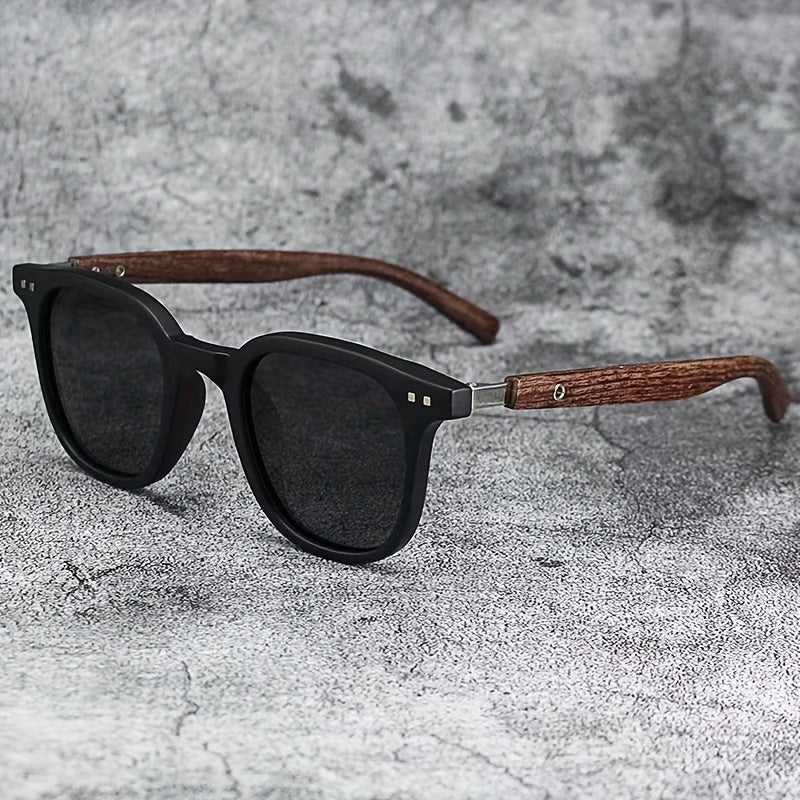 Herren Sonnenbrille Retro Quadratisch Polarisiert UV-Schutz - Eveloria