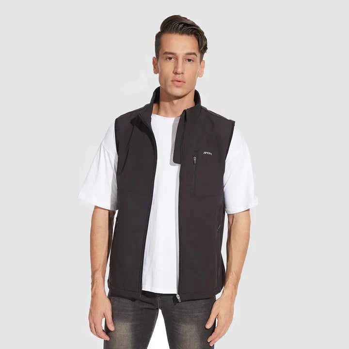 Herren Ärmellose Weste Leichtgewicht Zip-Up Outdoor - Eveloria