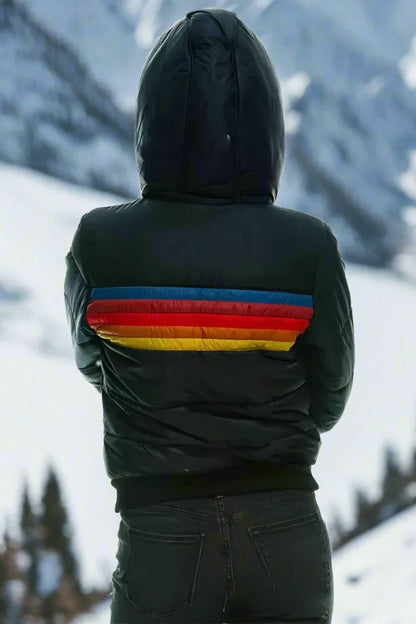 Damen Wintersport Plüschmantel - Eveloria