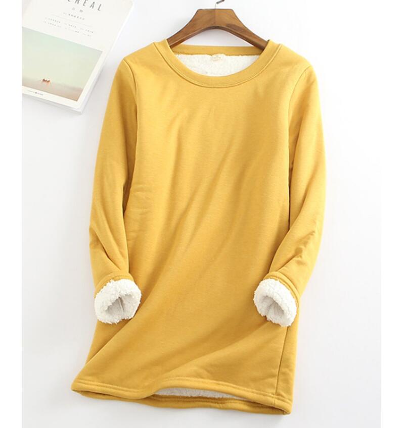Eveloria Damen Pullover Warmer Kaschmir Braun
