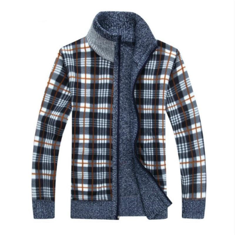 Herren Kurzcardigan Reißverschluss