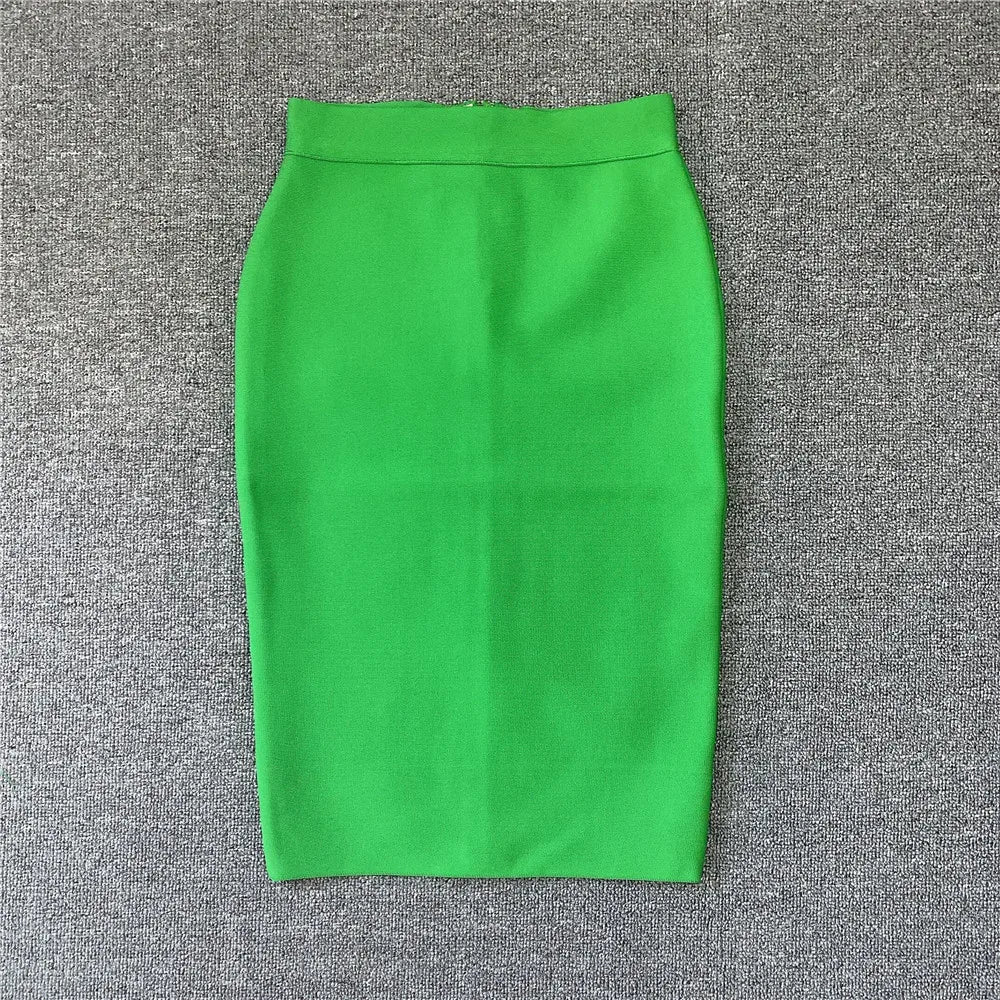 Damen Bleistiftrock Rayon Elegant