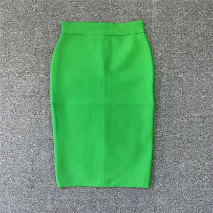 Damen Bleistiftrock Rayon Elegant