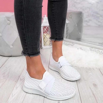 Damen Bequeme Schuhe Klettverschluss