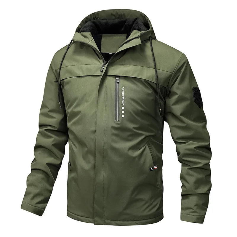 Eveloria Herren Kapuzenfleecejacke Regulär Passform - Eveloria