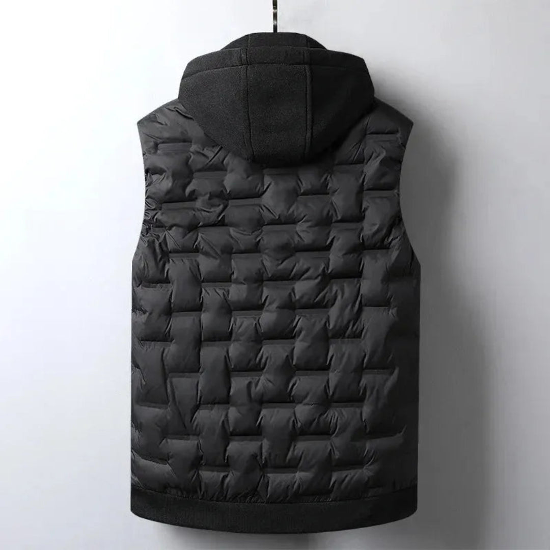 Kapuzen-Pufferweste Ärmellos Unisex - Eveloria
