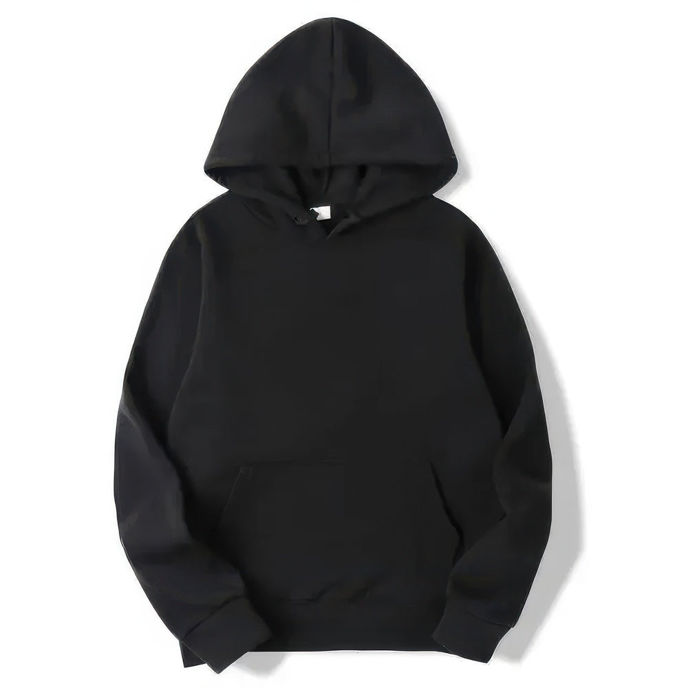 Kapuzenpullover Unisex Warm Kängurutasche Grau - Eveloria