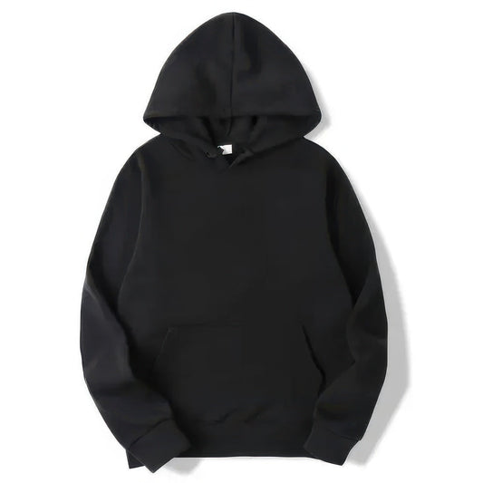 Kapuzenpullover Unisex Warm Kängurutasche Grau - Eveloria