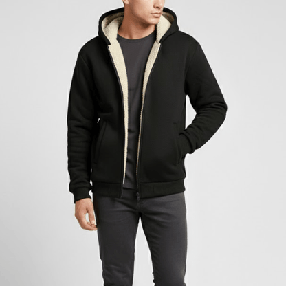 Herren Fleece-Hoodie Winter
