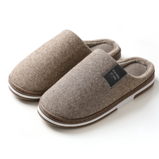 Herren Hausschuhe Plüsch Komfort Slip-On - Eveloria