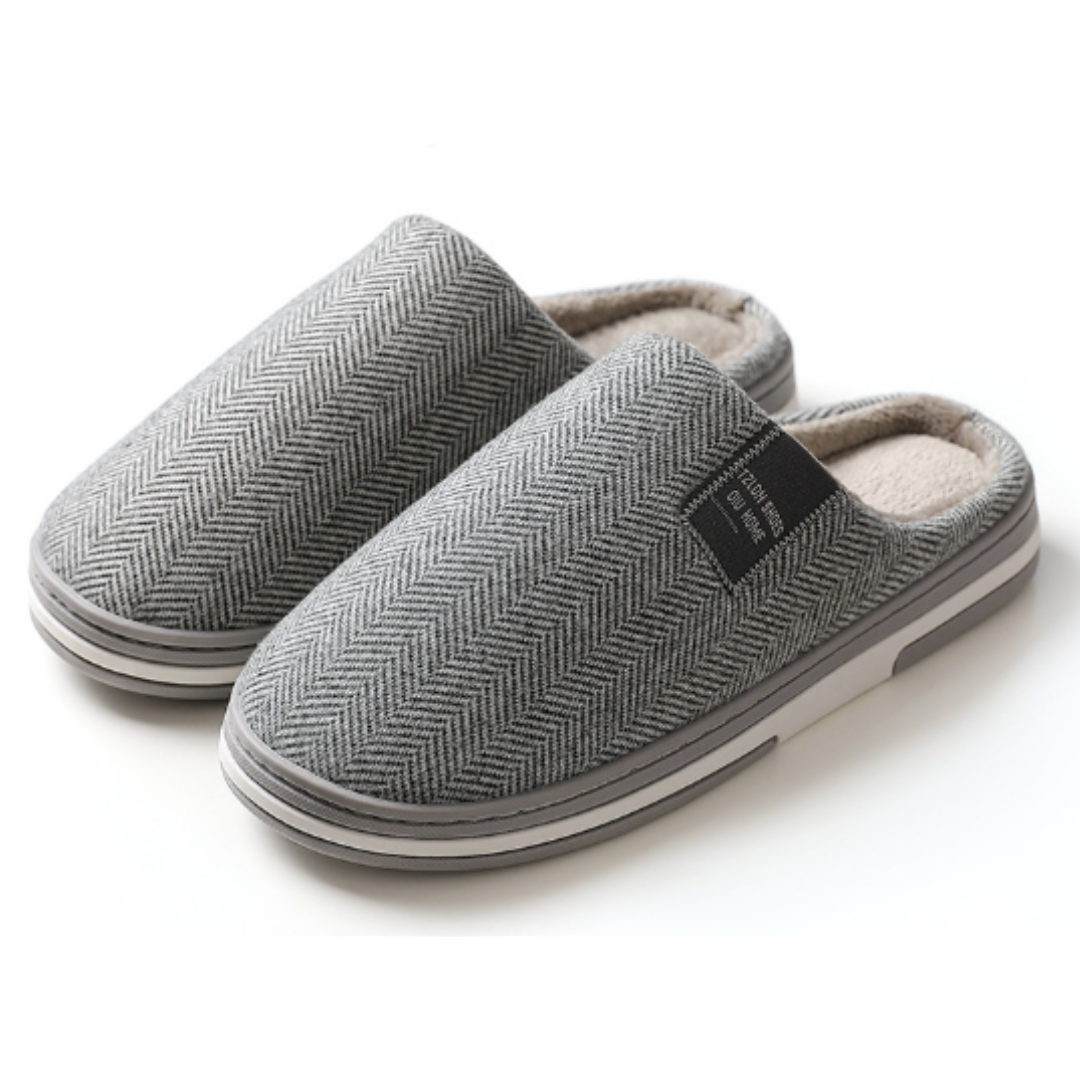 Herren Hausschuhe Plüsch Komfort Slip-On