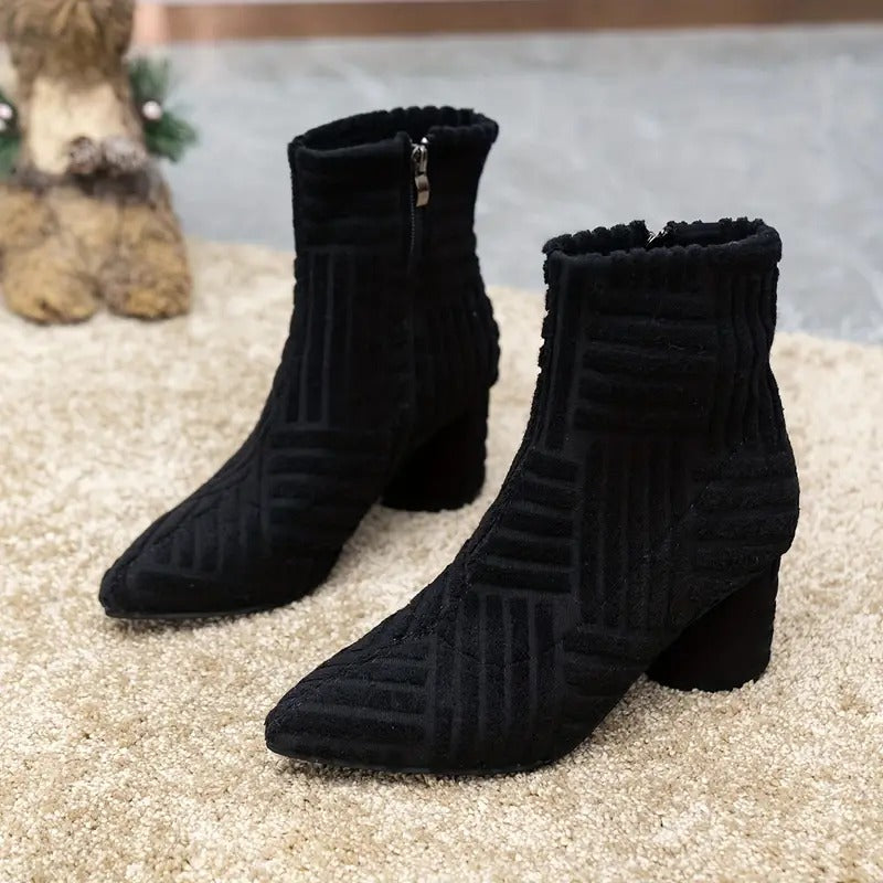 Eveloria Damen Elegante Pumps Dicker Absatz