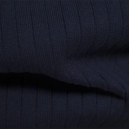 Herren Bequemer Pullover Mit Reißverschluss