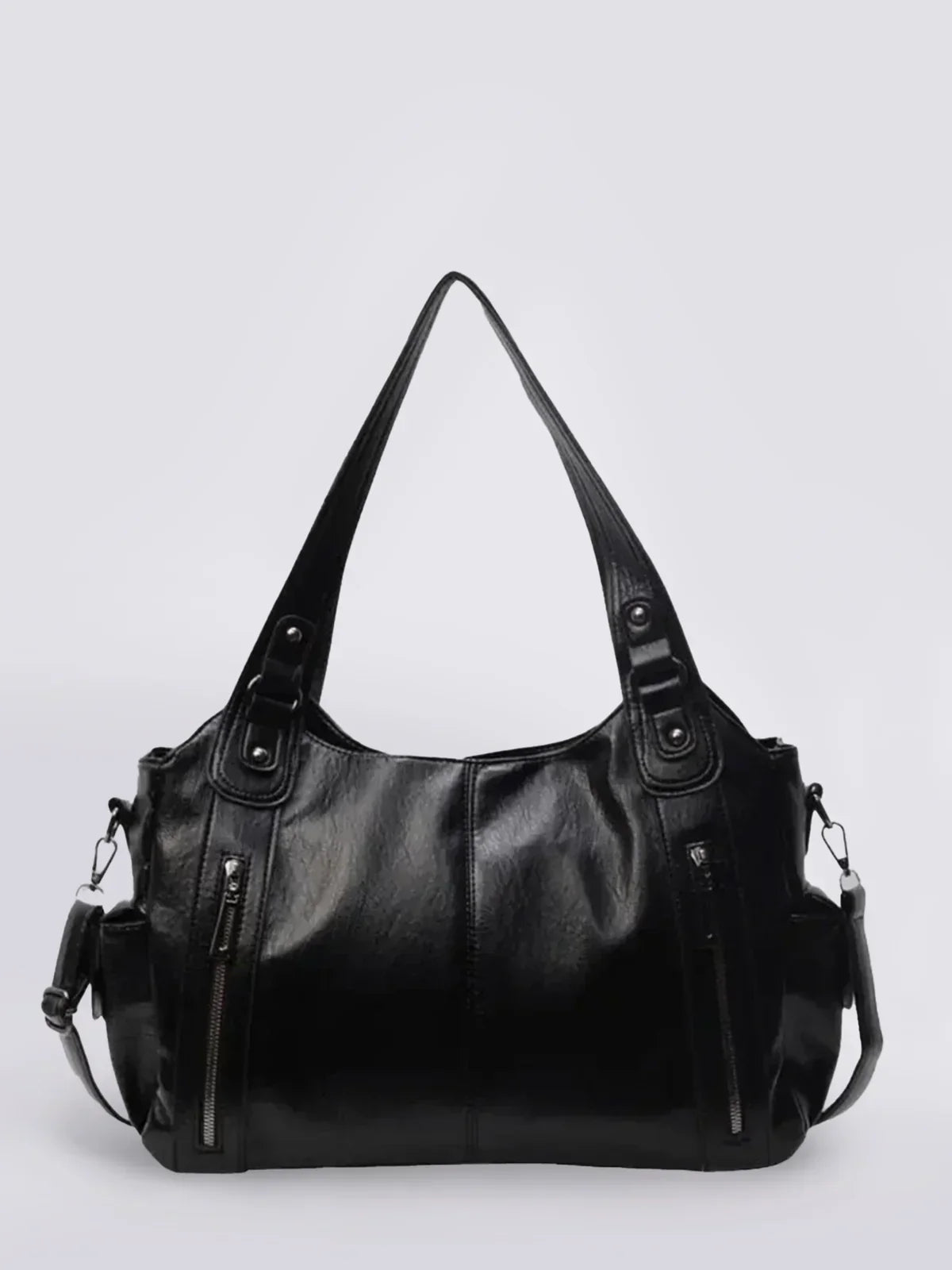 Damen Handtasche Groß Schultergurt Leder